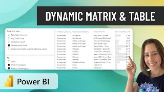 Dynamic Tables in Power BI - field parameters with conditional formatting!