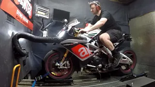 2016 Aprilia RSV4 Dyno Run