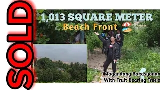 #Vlog24 | 1,013 SQUARE METER | Beach Front + Fruit Bearing Tree's | MAGANDANG BAKASYONAN | 3M