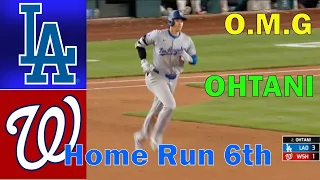 Dodgers vs. Nationals  ( 4 - 23 - 2024 ) (Ohtani Home Run 6th) | MLB Season 2024