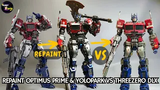 Yolopark Soskill x Threezero DLX : optimus prime earth mode Transformers Bumblebee [Repaint]