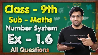 Class 9 Maths, Ex 1.6, Q1 to Q3 || Chapter 1 (Number system) || NCERT || MKR