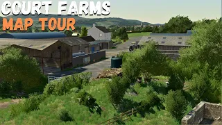 FIRST LOOK COURT FARMS MAP TOUR | Farming Simulator 22