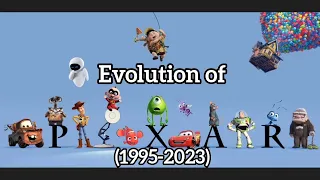 evolution of pixar (1995-2023)