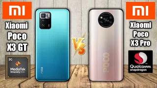 POCO X3 GT vs POCO X3 PRO - Dimensity 1100 vs snapdragon 860