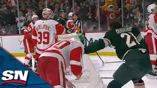 Brandon Duhaime Fights Troy Stecher After Hitting Marc Staal From Behind