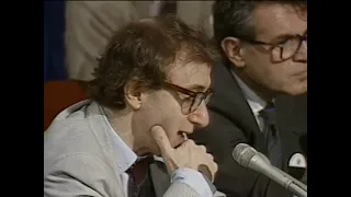 Woody Allen, Milos Forman, Sydney Pollack Testify Against the Colorization of B&W Films (1987)