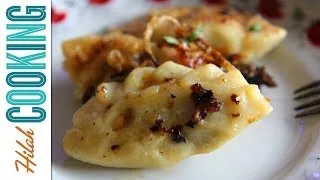 How To Make Pierogi |  Mushroom Pierogi Recipe | Hilah Cooking