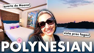 POLYNESIAN RESORT: HOTEL MARAVILHOSO DA DISNEY PERTINHO DO MAGIC KINGDOM!