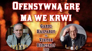 ZAWSZE GRA MOCNE SZACHY! || Garri Kasparov vs Viktor Korcznoi, 2006