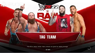 WWE 2K22 (PS5) - KEVIN OWENS & JOHNNY GARGANO vs ALPHA ACADEMY | RAW, SEPT. 26, 2022 (1080P 60FPS)