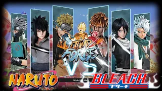 Jump Force Naruto vs Bleach (Naruto,Sasuke,Kakashi vs Ichigo,Rukia,Toshiro)