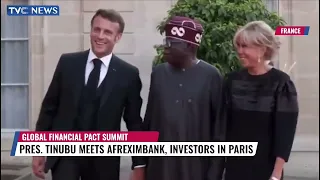 President Tinubu Meets AFREXIMBANK, Investors In Paris