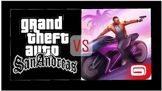 ✅🎮👉🏻 Gta san Andreas VS Gangstar vegas ( versus #1)🧐👍🏻