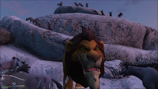 Scar rescues the hyenas from prison