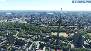 Köln entdecken im Microsoft Flight Simulator! Rundflug ab Flughafen Köln/Bonn.