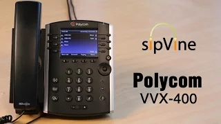 sipVine User Training for Polycom VVX Series Phones