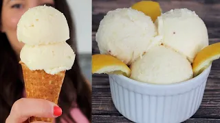 🍋 3 Ingredient Lemon Ice Cream Recipe | Simple and Delish by Canan