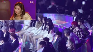 181201 방탄소년단 (BTS) Reaction to 여자아이들 (GIDLE) HANN & LATATA [MMA 2018] CLOSE-UP REACTION