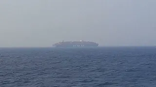 COMPILATION CONTAINER VESSEL MIDDLE OF THE OCEAN MAKING WAY #haponngcogon #nantegf #ships