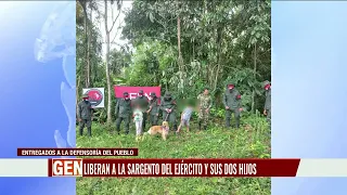 ELN libera a sargento del Ejército y a sus hijos