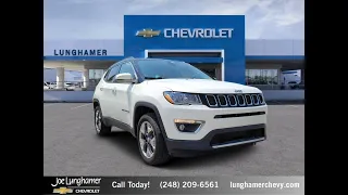 2019 Jeep Compass Limited MI Waterford, Clarkson, Bloomfield Hills, White Lake, West Bloomfield