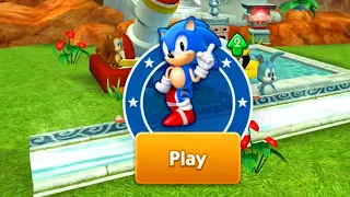 Sonic Dash - Classic Sonic Unlocked Fully Upgraded - All Characters Unlocked Gameplay Eggman Zazz