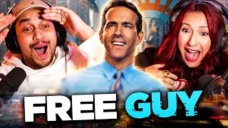 FREE GUY (2021) MOVIE REACTION - WE DIDN'T EXPECT TO LAUGH THIS HARD! - First Time Watching - Review