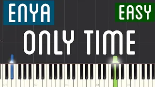 Enya - Only Time Piano Tutorial | Easy