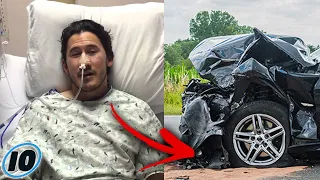 Top 10 Celebrities Who Survived Horrible Car Crashes