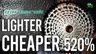 Lighter, cheaper 520% than XTR and XX1 🔥 | Garbaruk 10-52T Cassette 12 Speed Micro Spline HG+ Review