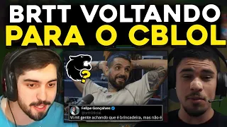 BRTT VOLTOU PRO CBLOL, SUPER DOAÇÕES PRO SURSKITY, KENNZY VS GRINGO - RENECRODILO LEAGUE OF LEGENDS