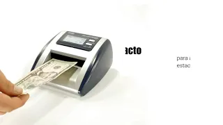 Contador y Detector de Billetes Dolares y Euros Falsos D500