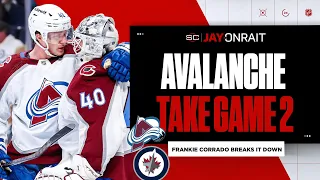 What changed for Avalanche in Game 2 vs. Jets?