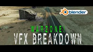 Warzone Set Extension: Blender VFX breakdown (Live Action Shot!)