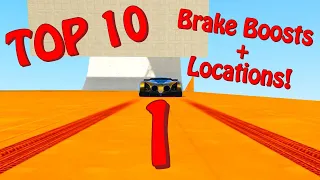 GTA 5 Online - MY TOP 10 BRAKE BOOSTS! | brake boost locations (VERY SATISFYING)