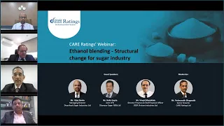 CARE Ratings Webinar -  Ethanol blending  - Structural change for sugar industry