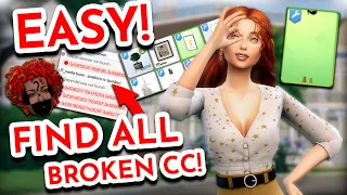 The BEST & QUICKEST way to FIND & FIX broken CC in Sims 4!
