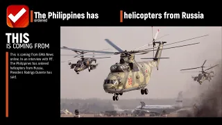 PHILIPPINE HAS ORDERED RUSSIAN HELICOPTERS