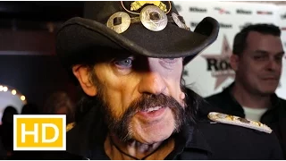 Lemmy Kilmister interview at the Classic Rock Roll Honour Awards 2015