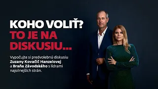 Predvolebná debata Rádia Expres a Denníka SME