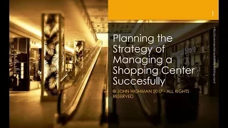 Key Principles of Managing a Shopping Center Successfully