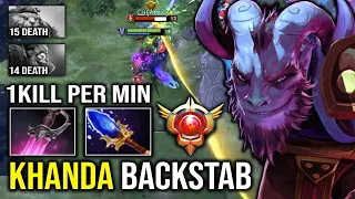 LEVEL 30 RIKI SPAMMER 1 Shot Khanda Backstab 1Kill Per Min with Amazing Dodge & Juke Dota 2