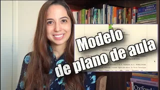 MODELO DE PLANO DE AULA