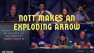 Nott Makes an Exploding Arrow