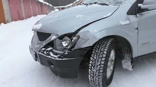 Damaged SsangYong Actyon Body Repair