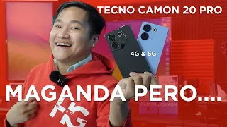 Tecno Camon 20 Pro 4G & 5G Series - MAGNDA SPECS PERO MAY PROBLEMA SA GAMING