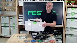 Festool LIVE 🔴[NL] De nieuwe saneringsslijper RENOFIX RG 130 ECI-Plus