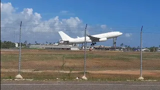 Morning departures from Belize