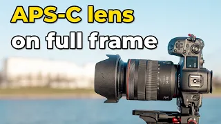 APS-C lens on a full frame camera! Does this work?